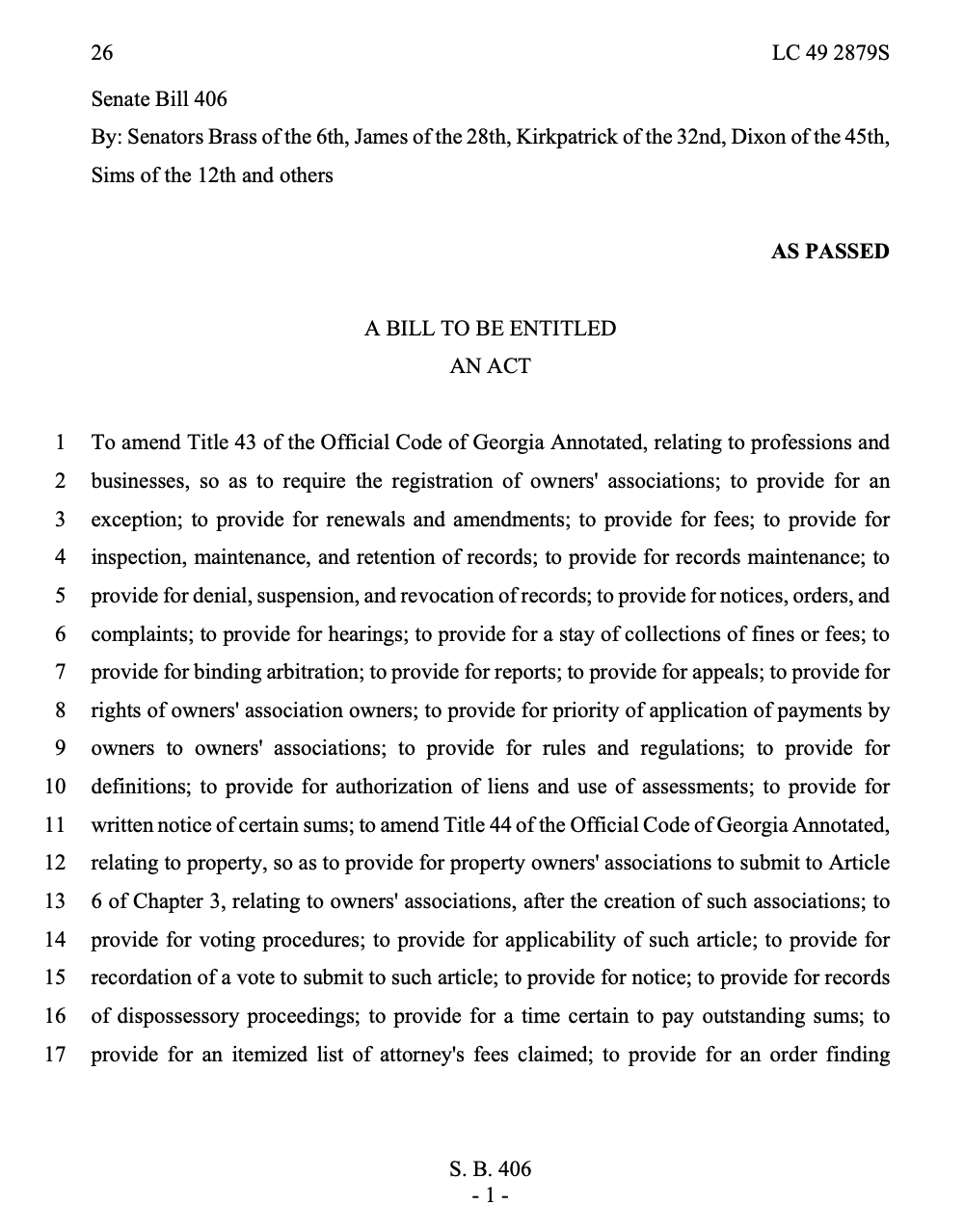 Georgia’s New HOA Law Gives Homeowners New Rights Starting in 2027
