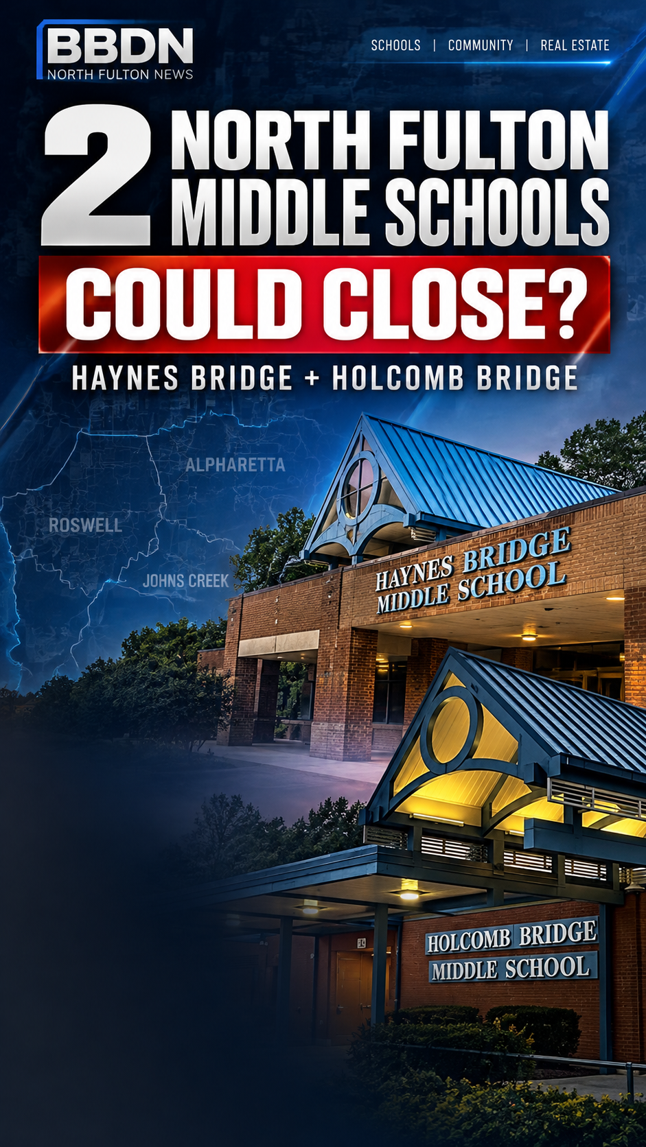 BBDN cover: two North Fulton middle schools could close; potential consolidation remains under review